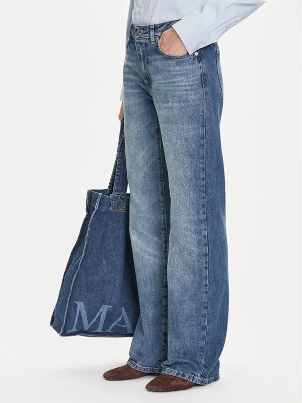 Max&Co. MAX&Co. Traperice Cablo 2526186081200 Plava Regular Fit
