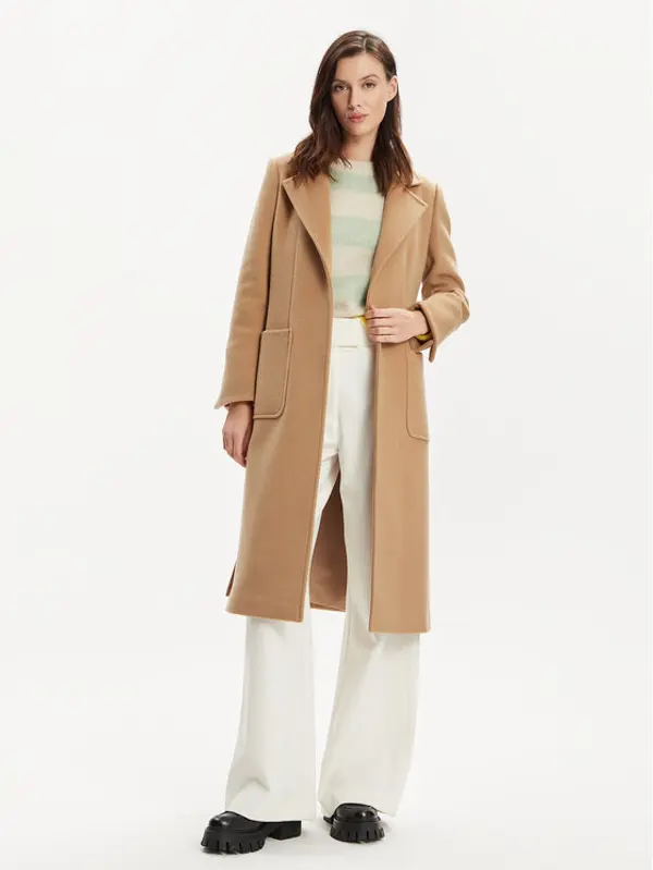 MAX&Co. MAX&Co. Vuneni kaput Runaway 2418011024200 Smeđa Regular Fit