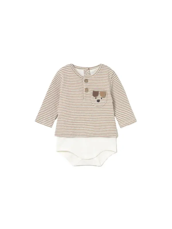 Mayoral Mayoral Bodi 2728 Smeđa Regular Fit