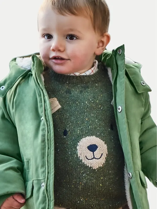 Mayoral Mayoral Džemper 2314 Zelena Regular Fit