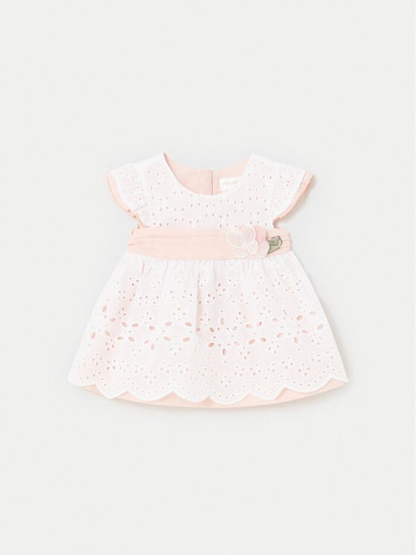 Mayoral Mayoral Elegantna haljina 1802 Bijela Regular Fit