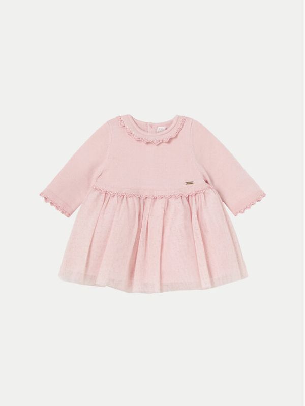 Mayoral Mayoral Elegantna haljina 2806 Ružičasta Regular Fit