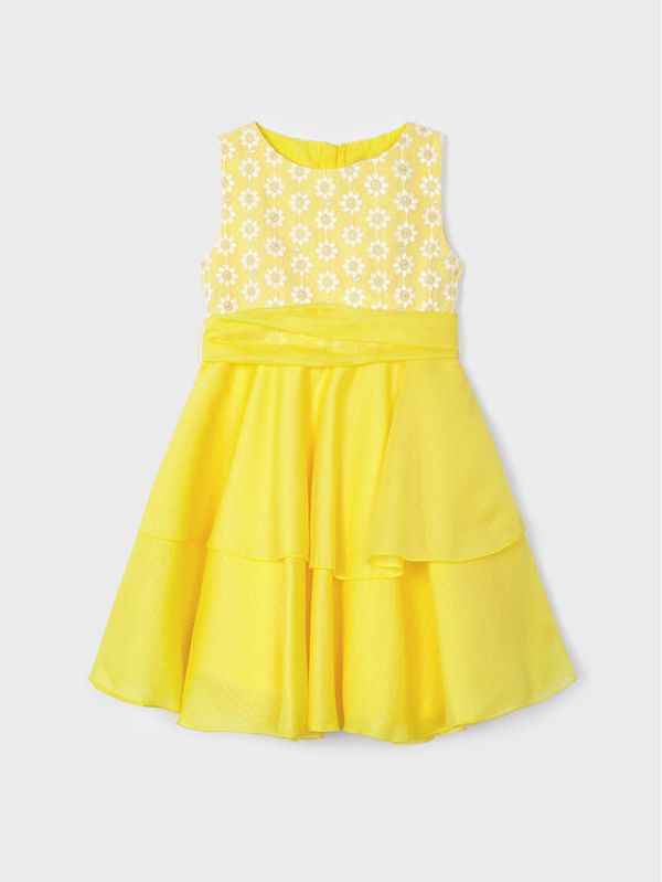 Mayoral Mayoral Elegantna haljina 3912 Žuta