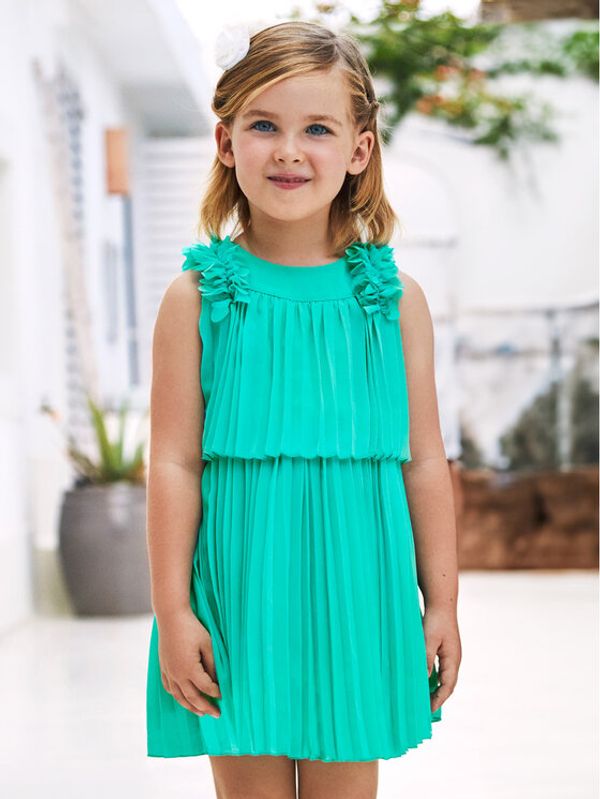 Mayoral Mayoral Elegantna haljina 3920 Plava Regular Fit