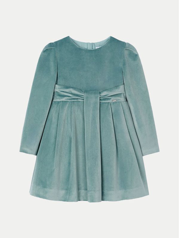 Mayoral Mayoral Elegantna haljina 4915 Zelena Regular Fit