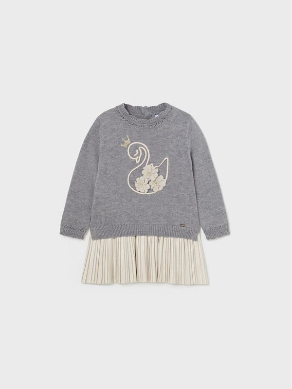 Mayoral Mayoral Haljina za svaki dan 2.975 Siva Regular Fit