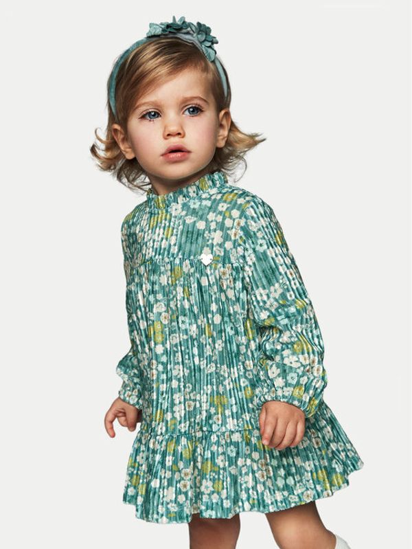 Mayoral Mayoral Haljina za svaki dan 2923 Zelena Regular Fit