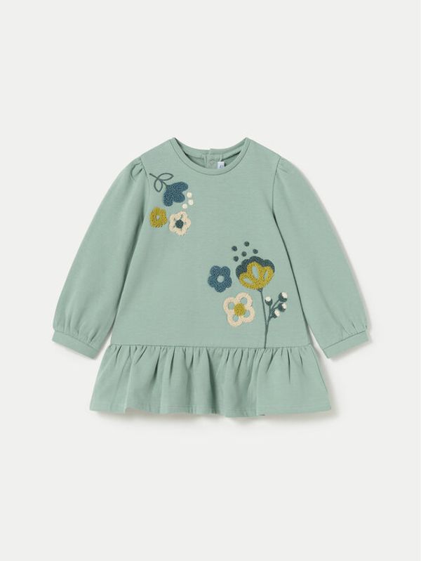 Mayoral Mayoral Haljina za svaki dan 2924 Zelena Regular Fit