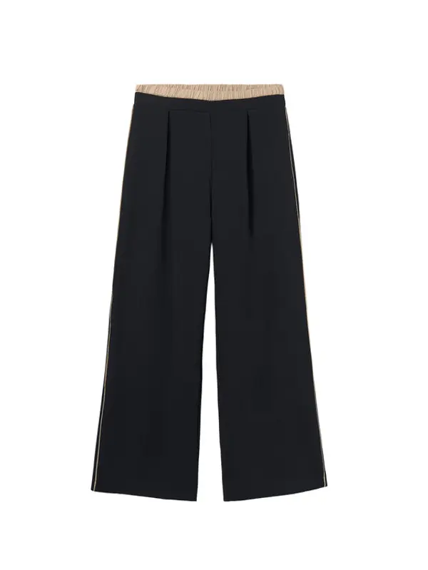 Mayoral Mayoral Hlače 7581 Crna Relaxed Fit