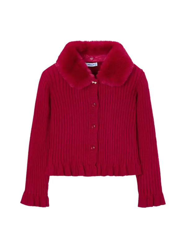 Mayoral Mayoral Kardigan 4311 Crvena Regular Fit