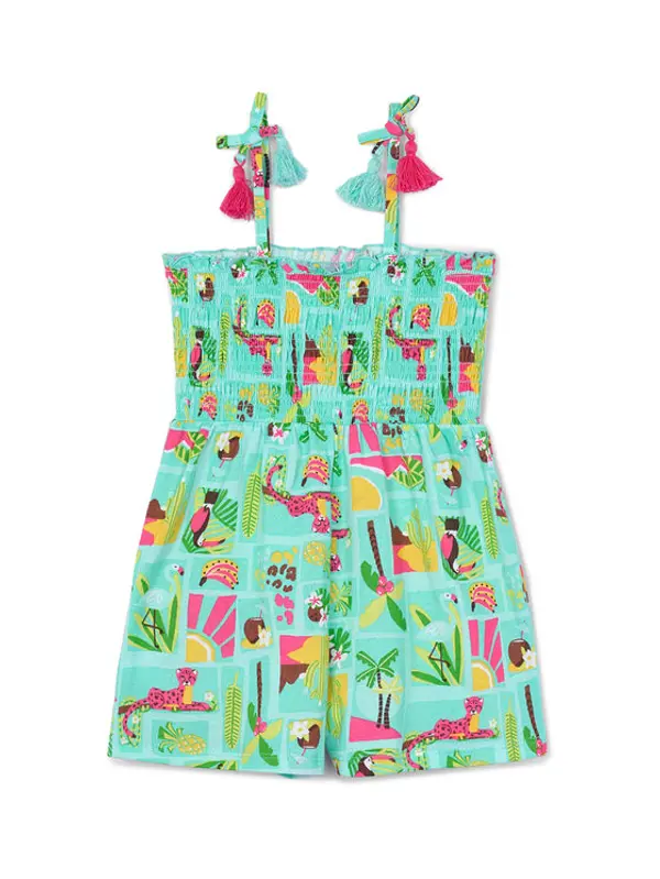 Mayoral Mayoral Kombinezon 3877 Zelena Relaxed Fit