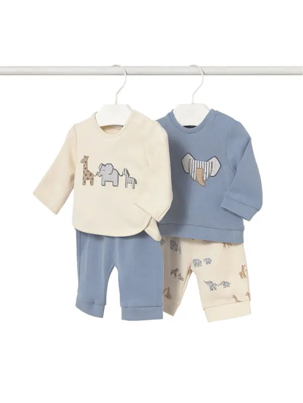 Mayoral Mayoral komplet_2_par_spodni_dresowych_i_2_bluz 2621 Plava Regular Fit