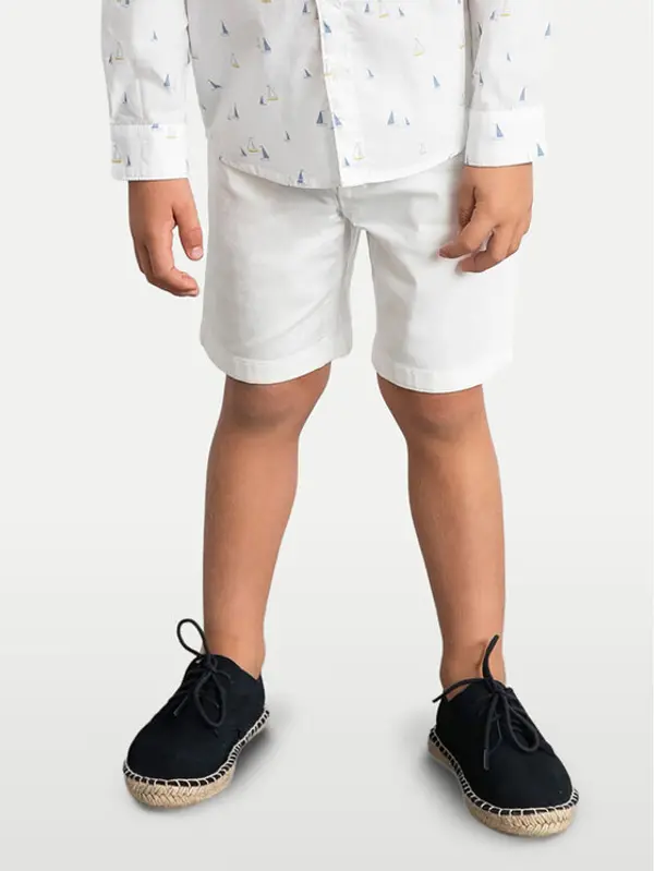 Mayoral Mayoral Kratke hlače 204 Bijela Regular Fit