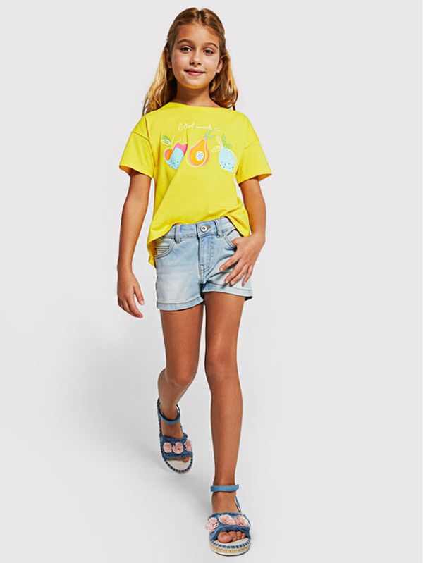 Mayoral Mayoral Kratke traperice 235 Plava Regular Fit