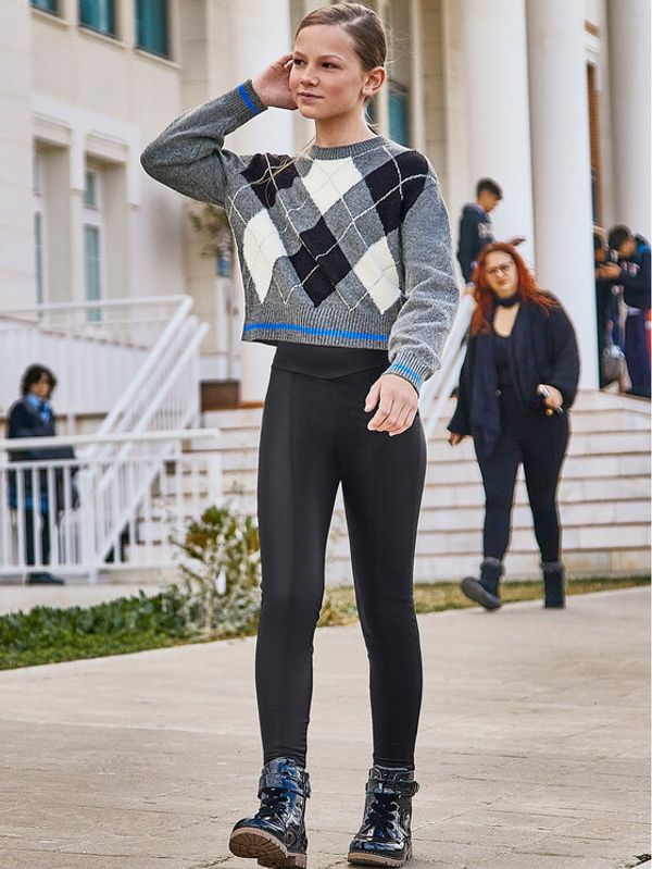 Mayoral Mayoral Leggings 7.744 Crna Slim Fit