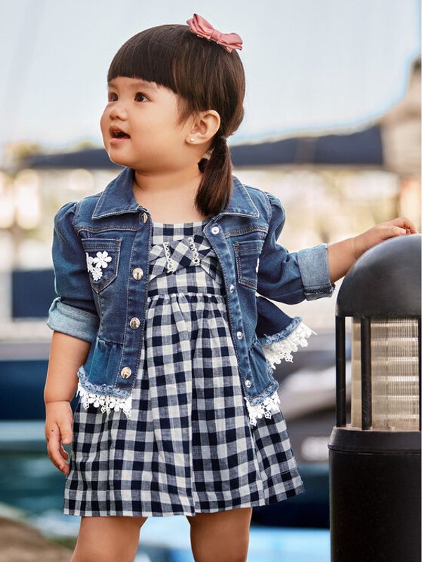 Mayoral Mayoral Ljetna haljina 1963 Tamnoplava Regular Fit