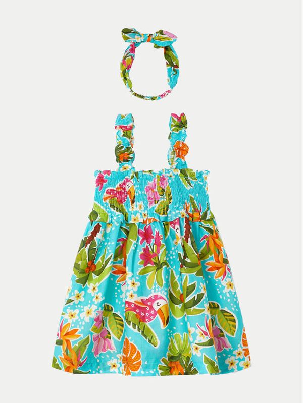 Mayoral Mayoral Ljetna haljina 3947 Plava Regular Fit