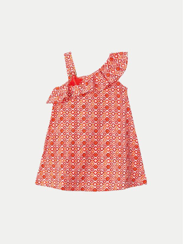 Mayoral Mayoral Ljetna haljina 3951 Crvena Regular Fit