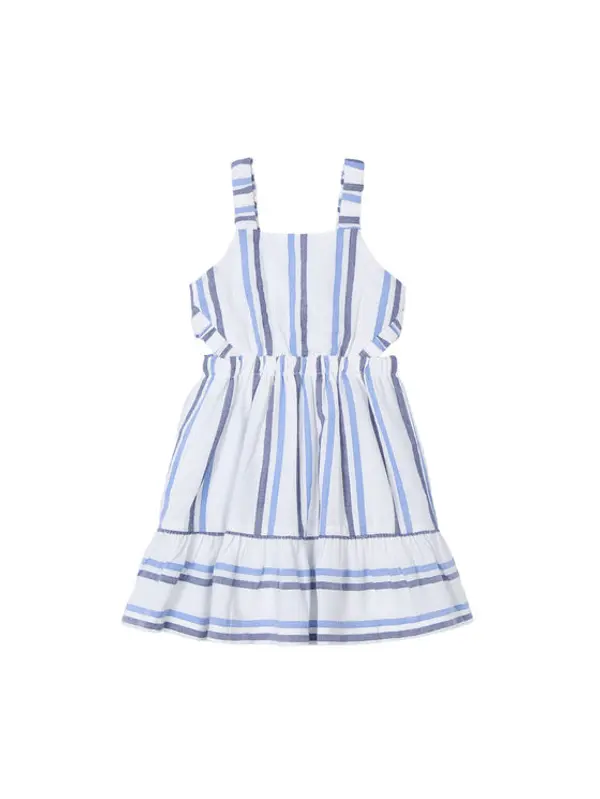 Mayoral Mayoral Ljetna haljina 3965 Bijela Regular Fit