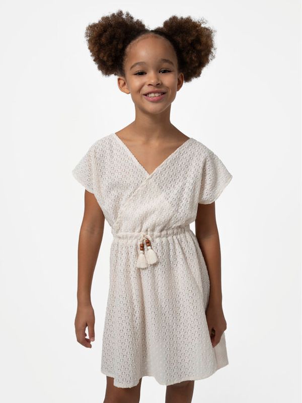 Mayoral Mayoral Ljetna haljina 6958 Écru Relaxed Fit