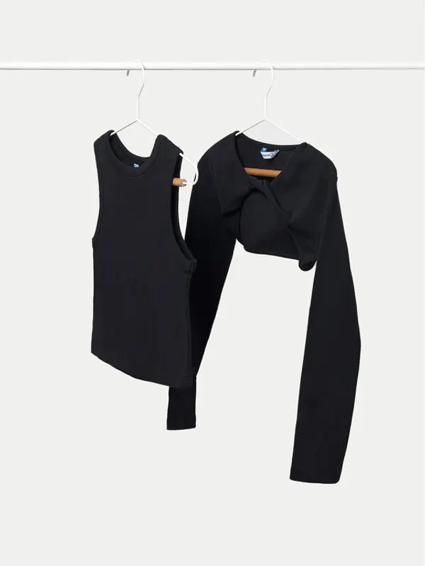 Mayoral Mayoral Majica 6150 Crna Regular Fit