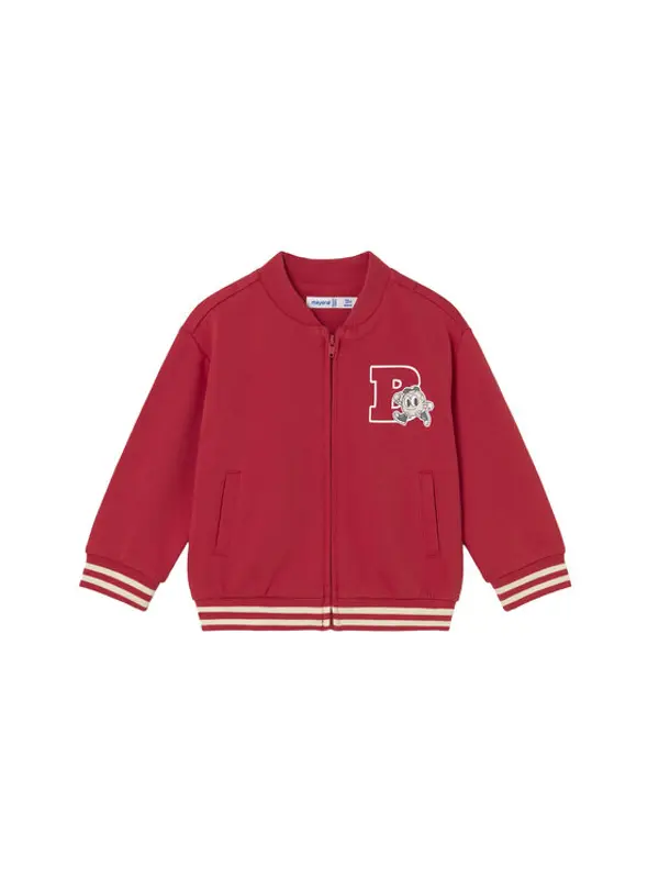 Mayoral Mayoral Majica dugih rukava 1406 Crvena Regular Fit