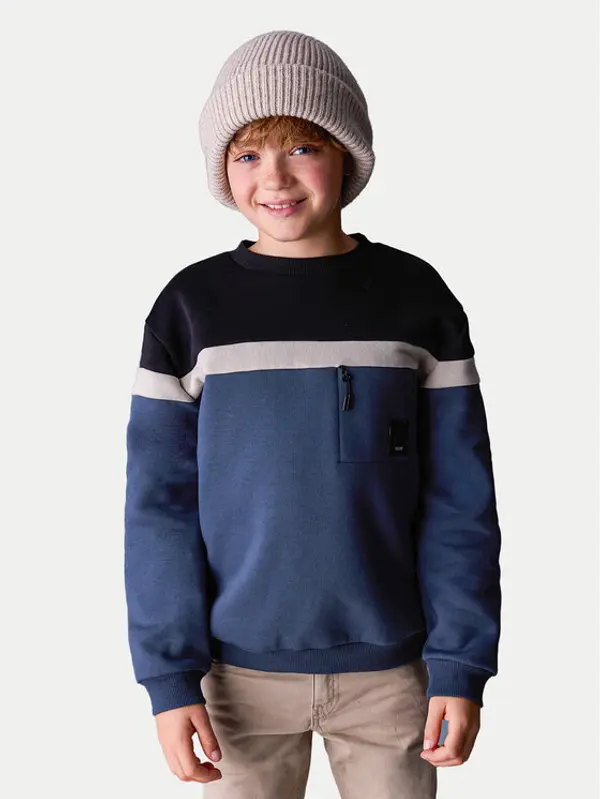 Mayoral Mayoral Majica dugih rukava 7406 Tamnoplava Regular Fit