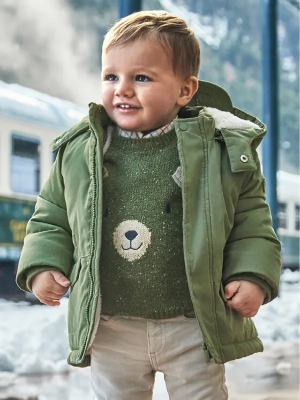 Mayoral Mayoral Parka 2467 Zelena Regular Fit