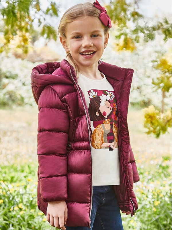 Mayoral Mayoral Pernata jakna 4.413 Tamnocrvena Regular Fit