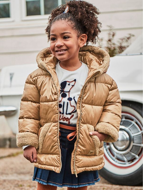 Mayoral Mayoral Pernata jakna 4491 Smeđa Regular Fit