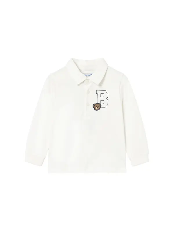 Mayoral Mayoral Polo 2101 Écru Regular Fit