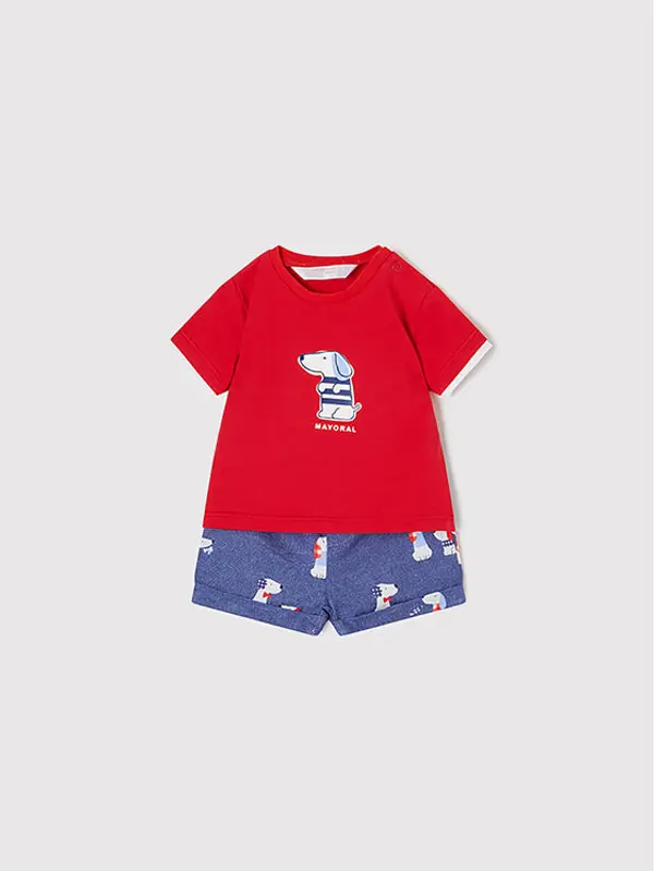 Mayoral Mayoral Set majica i hlače 1203 Šarena Regular Fit