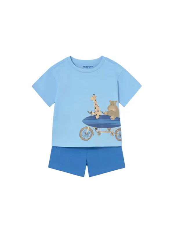 Mayoral Mayoral Set majica i hlače 1670 Plava Regular Fit