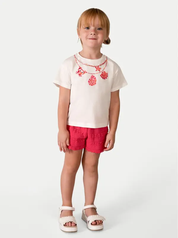 Mayoral Mayoral Set majica i hlače 3231 Crvena Regular Fit