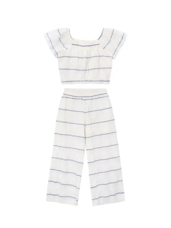 Mayoral Mayoral Set majica i hlače 3593 Écru Regular Fit