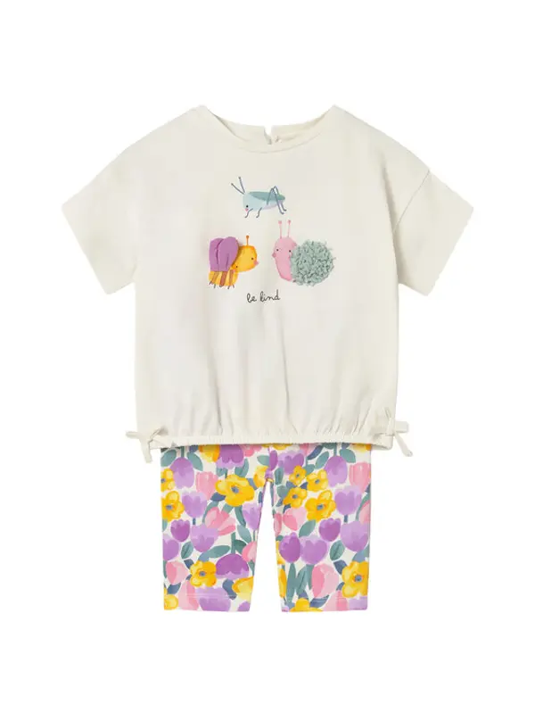 Mayoral Mayoral Set majica i leggins 1753 Šarena Regular Fit