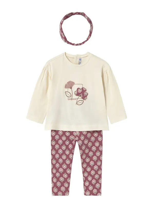 Mayoral Mayoral Set majica i leggins 2744 Ružičasta Regular Fit