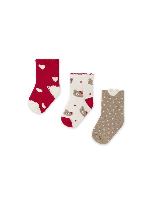 Mayoral Mayoral Set od 3 para dječjih niskih čarapa 10.526 Crvena