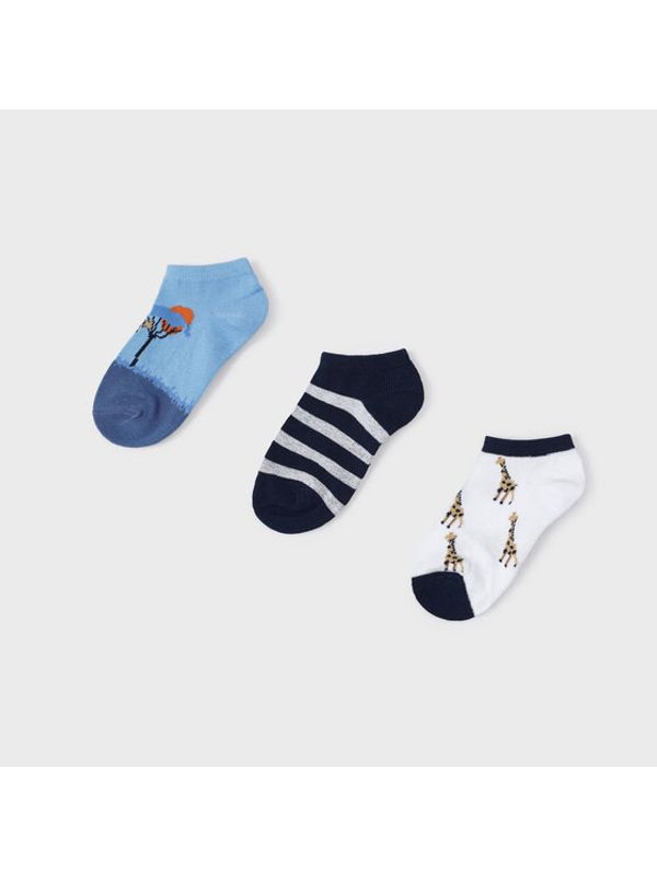 Mayoral Mayoral Set od 3 para dječjih niskih čarapa 10465 Šarena