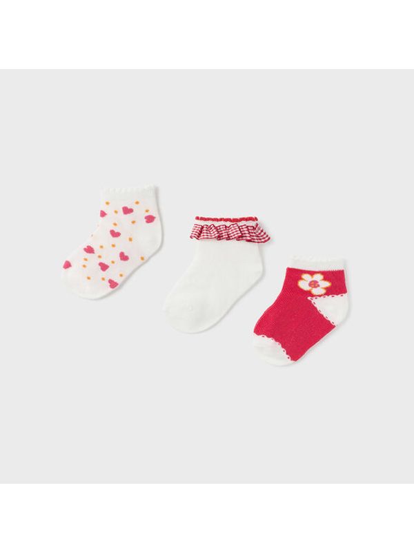 Mayoral Mayoral Set od 3 para dječjih visokih čarapa 10400 Šarena