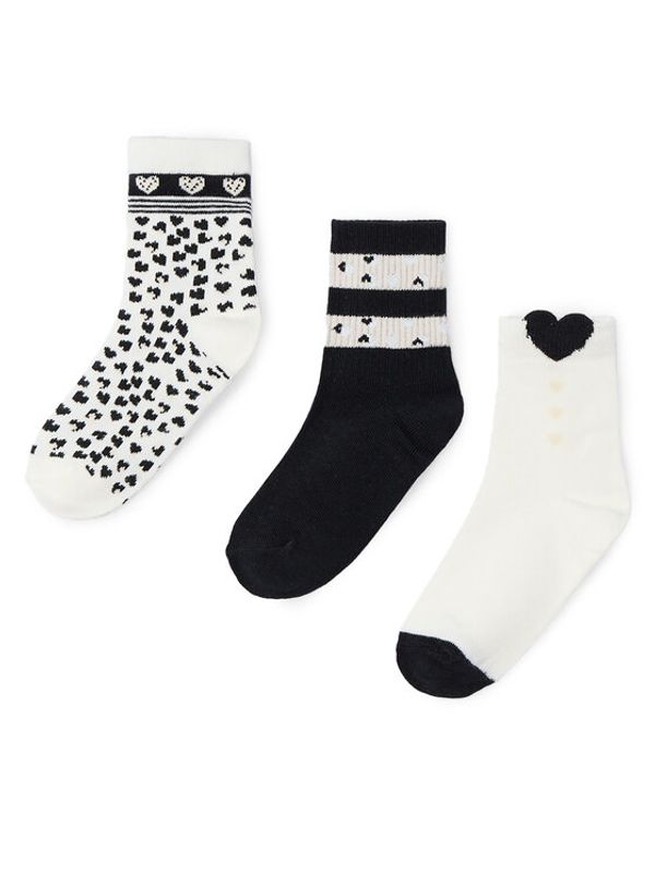 Mayoral Mayoral Set od 3 para dječjih visokih čarapa 10808 Crna