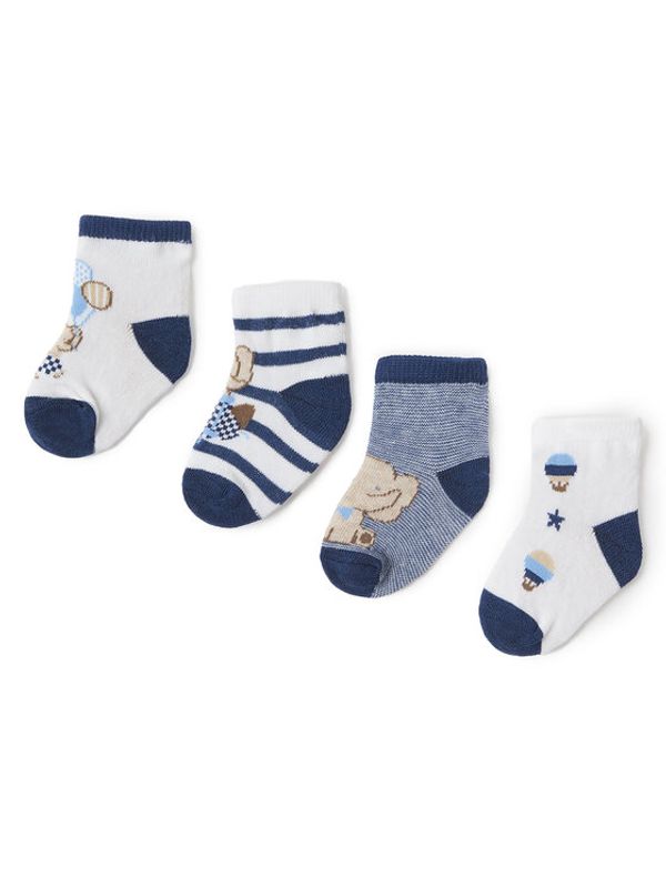 Mayoral Mayoral Set od 4 para dječjih visokih čarapa 9706 Tamnoplava
