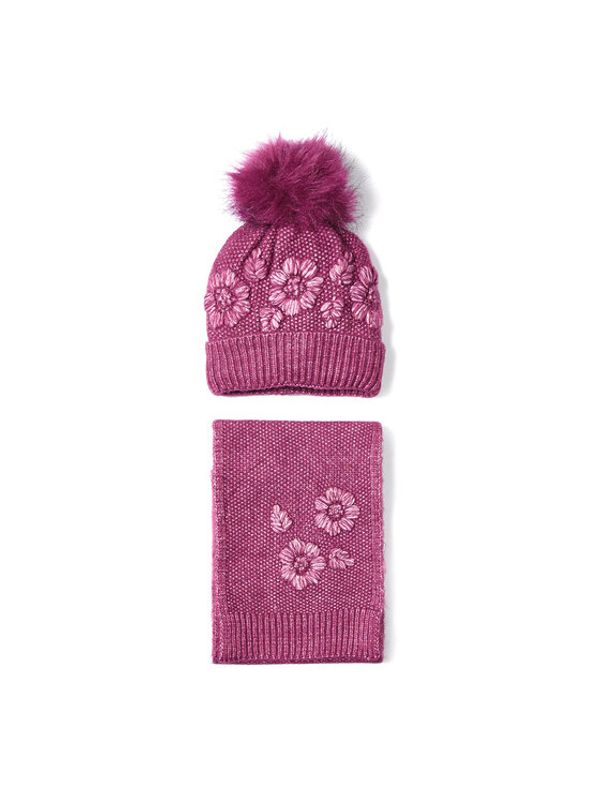 Mayoral Mayoral Set šal i kapa 10.595 Crvena