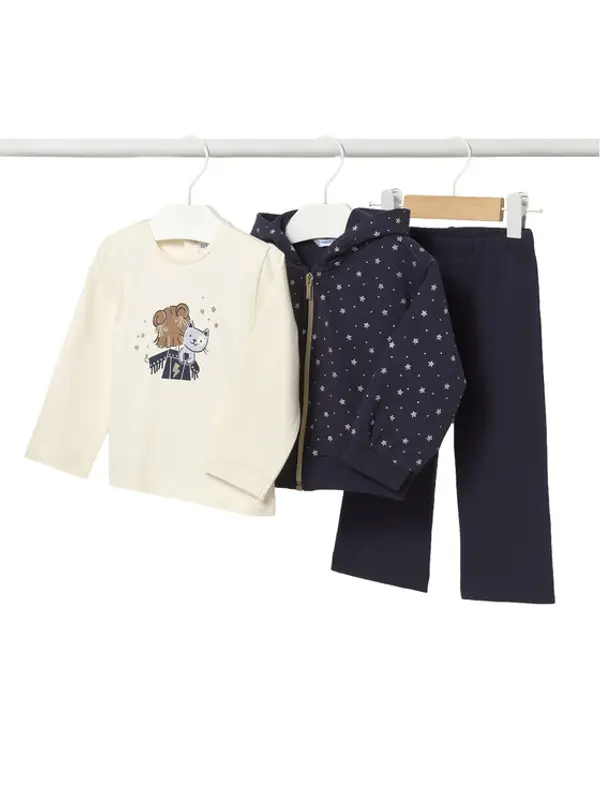 Mayoral Mayoral Set trenerka 2842 Tamnoplava Regular Fit
