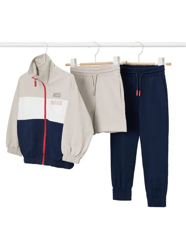 Mayoral Mayoral Set trenerka 3883 Bež Regular Fit