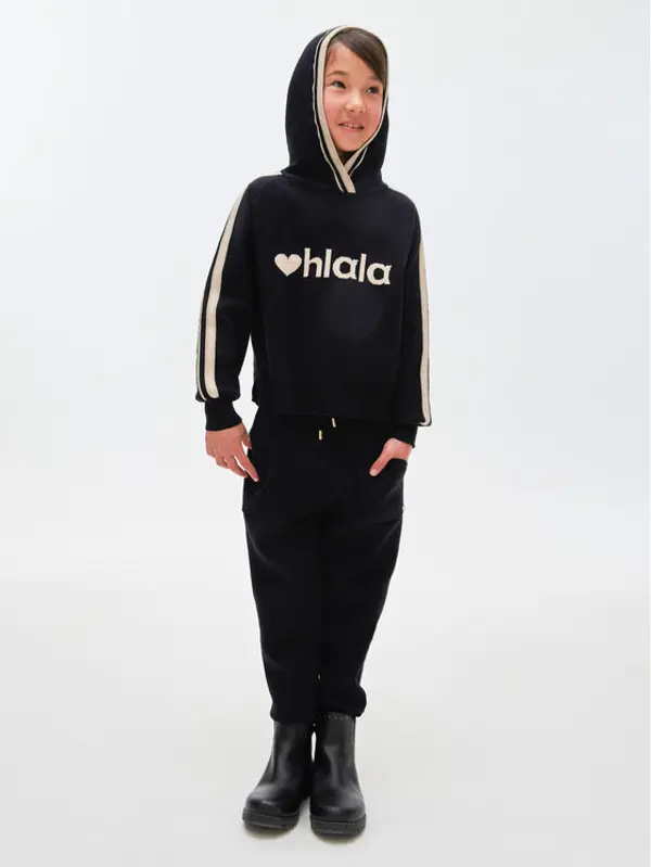 Mayoral Mayoral Set trenerka 7.513 Crna Regular Fit