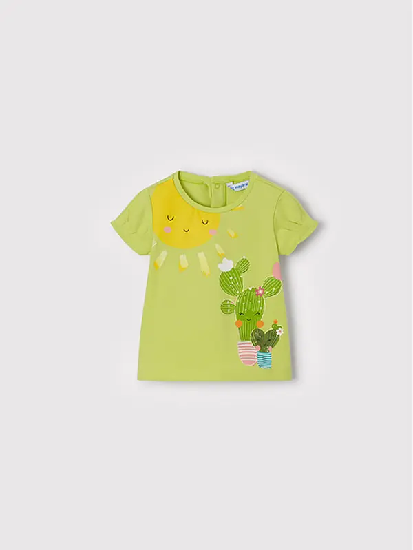 Mayoral Mayoral T-shirt 1034 Zelena Regular Fit