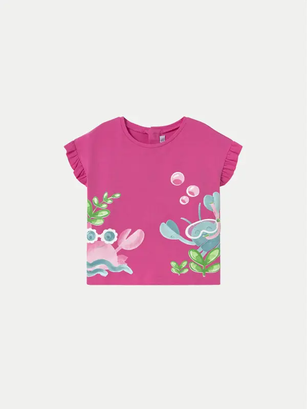 Mayoral Mayoral T-shirt 1048 Ružičasta Regular Fit