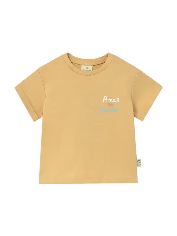 Mayoral Mayoral T-shirt 1077 Žuta Regular Fit