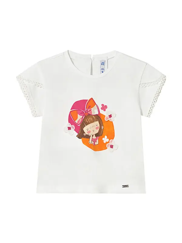 Mayoral Mayoral T-shirt 1079 Bijela Regular Fit